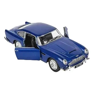 Premium scale diecast model car  – Aston Martin DB5, 1:36 Scale (Blue) Collectible