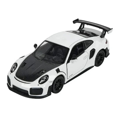 Premium scale diecast model car  – Porsche 911 GT2 RS, 1:36 Scale (White) Collectible