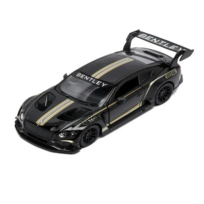 Premium scale diecast model car  – Bentley Continental GT3, 1:36 Scale (Black) Collectible