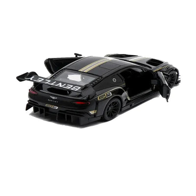 Premium scale diecast model car  – Bentley Continental GT3, 1:36 Scale (Black) Collectible