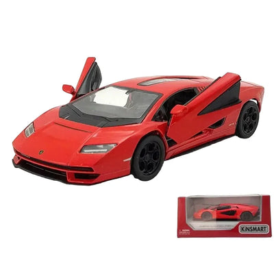 Premium scale diecast model car  – Lamborghini Countach LPI 800-4, 1:36 Scale (Red) Collectible
