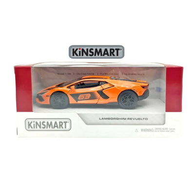 Premium scale diecast model car  – Lamborghini Revuelto (Livery Edition), 1:36 Scale (Orange) Collectible