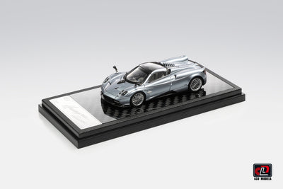 Premium scale diecast model car  – *HEC 2026* Pagani Huarya Roadster, 1:64 Scale (Ice Blue) Collectible