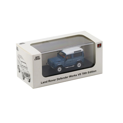 Land Rover Defender V8, 1:64 Scale (Vintage Blue)