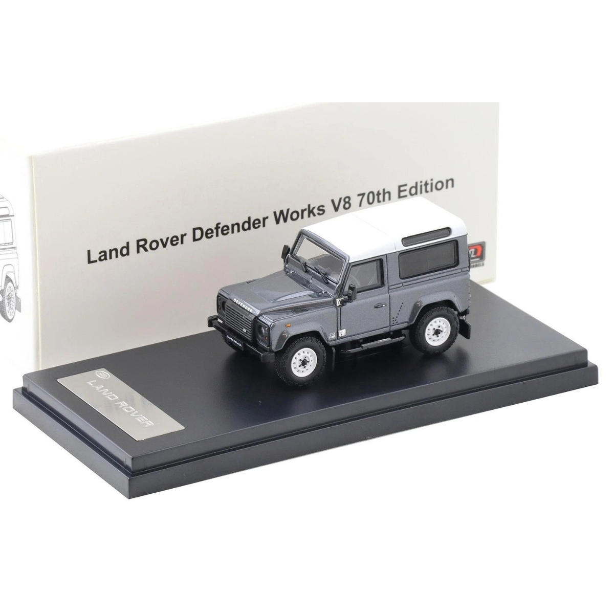 Land Rover Defender V8, 1:64 Scale (Crimea Grey)