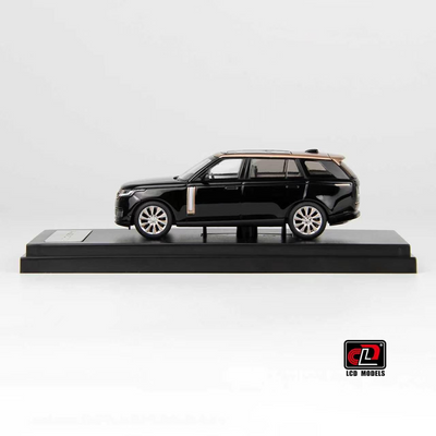 Land Rover Range Rover, 1:64 Scale (Black with gold roof)