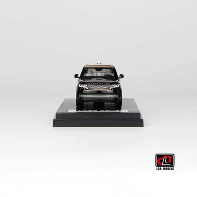 Land Rover Range Rover, 1:64 Scale (Black with gold roof)