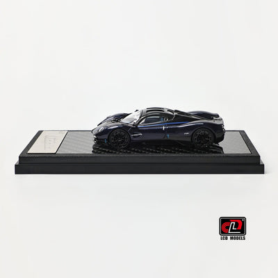 Pagani Utopia, 1:64 Scale (Blue with black carbon)