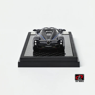 Pagani Utopia, 1:64 Scale (Blue with black carbon)