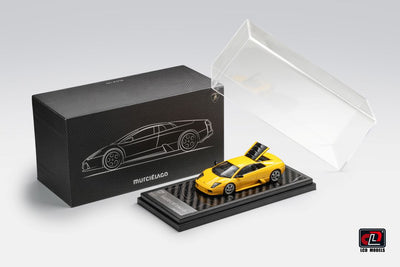 Premium scale diecast model car  – *HEC 2026* Lamborghini Murcielago, 1:64 Scale (Yellow) Collectible