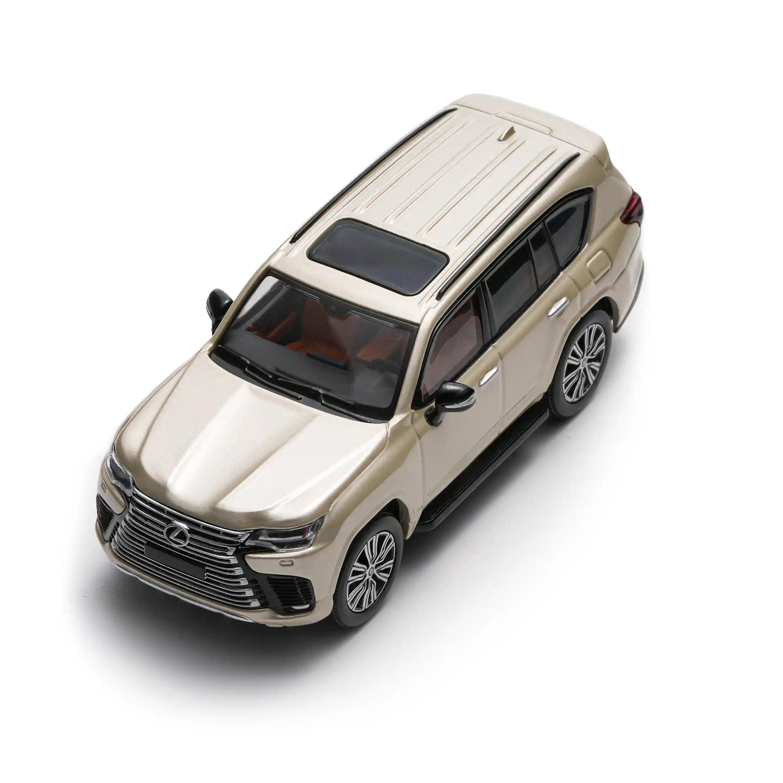 Premium scale diecast model car  – Lexus LS LX600 2022, 1:64 Scale (Gold) Collectible