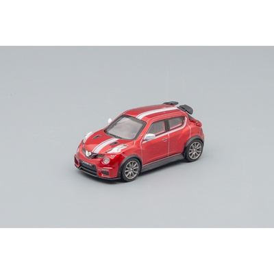 *PRE-ORDER* Nissan Juke-R , 1:64 Scale (Red with White Stripes)