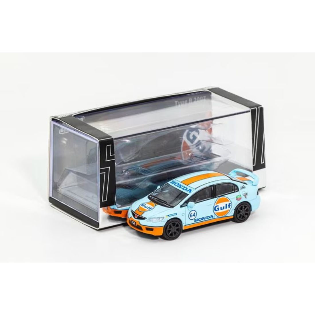 *PRE-ORDER* Honda Civic Type R FD2 2007 Gulf Livery, 1:64 Scale