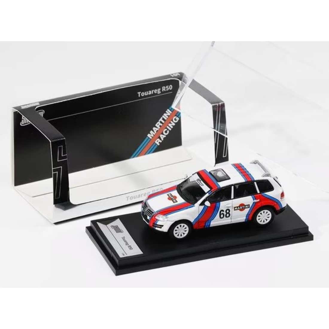 *PRE-ORDER* Volkswagen Touareg R50 Martini Livery, 1:64 Scale
