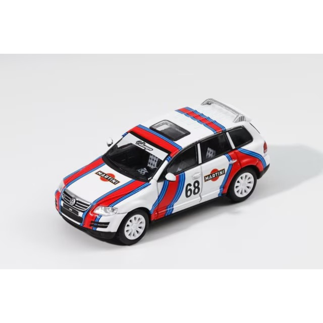 *PRE-ORDER* Volkswagen Touareg R50 Martini Livery, 1:64 Scale