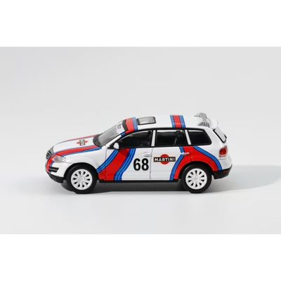 *PRE-ORDER* Volkswagen Touareg R50 Martini Livery, 1:64 Scale
