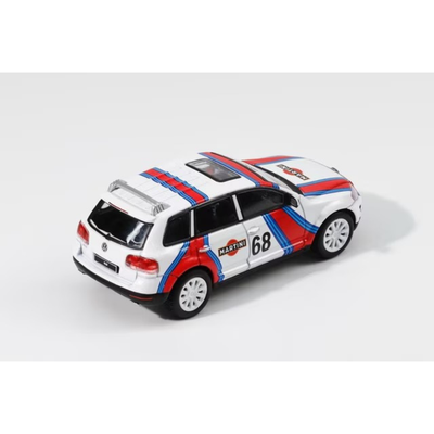 *PRE-ORDER* Volkswagen Touareg R50 Martini Livery, 1:64 Scale