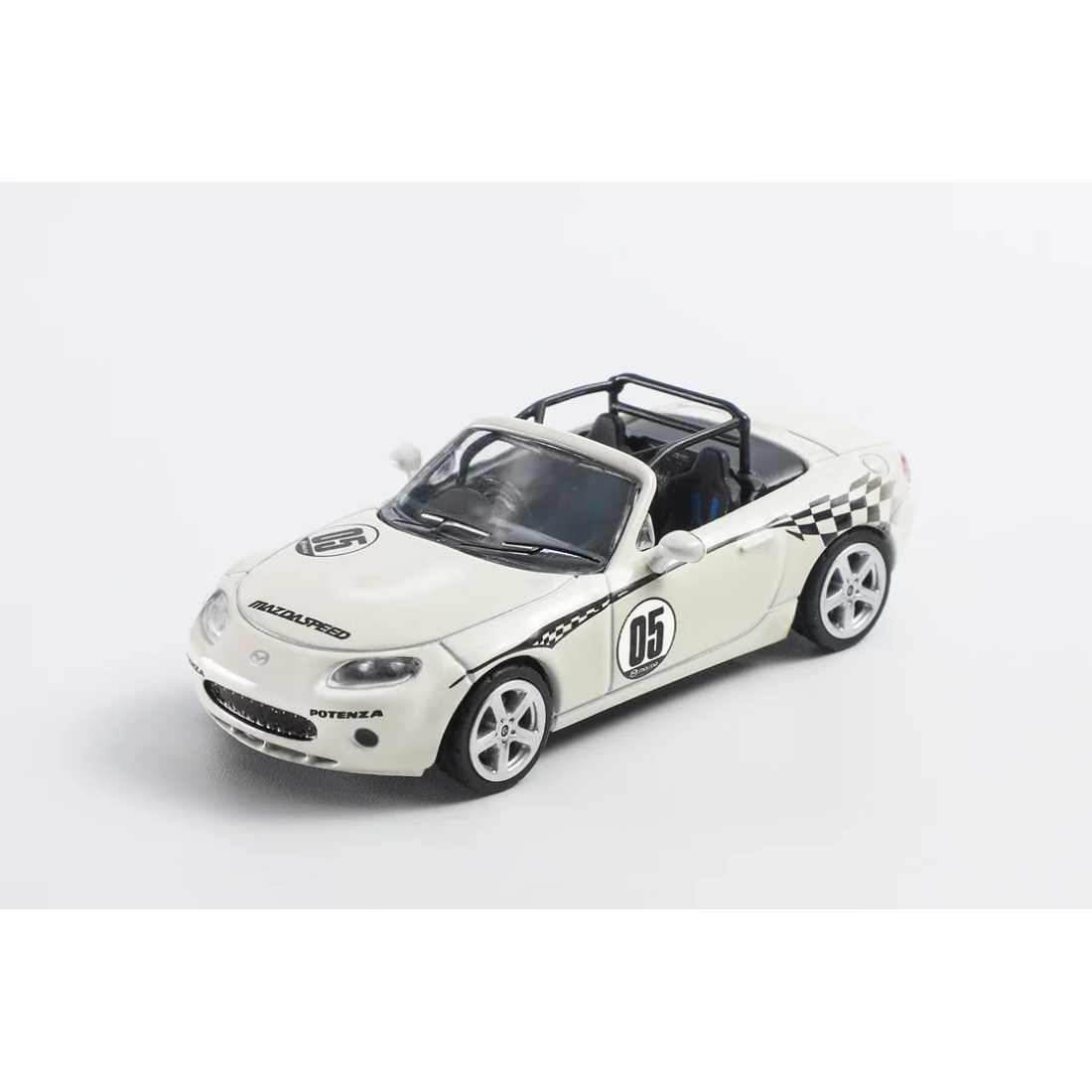 *PRE-ORDER* Mazda MX-5 Spec Miata (NC1) 2006, 1:64 Scale (White)