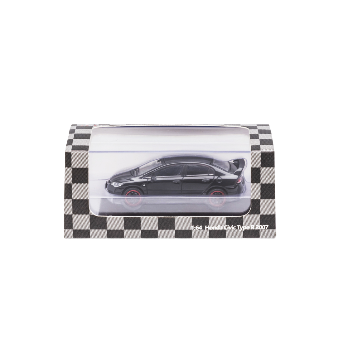 Premium scale diecast model car  – *PRE-ORDER* Honda Civic Type R FD2, 1:64 Scale (Black) Collectible