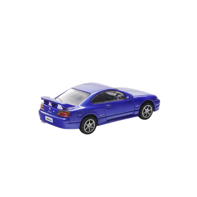 Premium scale diecast model car  – *PRE-ORDER* Nissan SIlvia S15, 1:64 Scale (Blue) Collectible