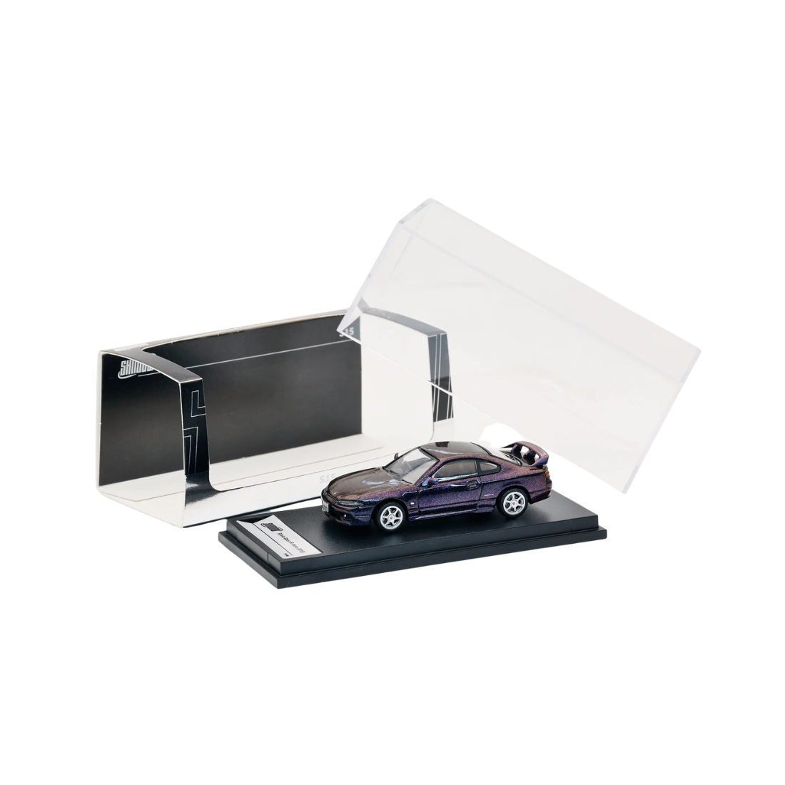 Premium scale diecast model car  – *PRE-ORDER* Nissan SIlvia S15, 1:64 Scale (Purple) Collectible