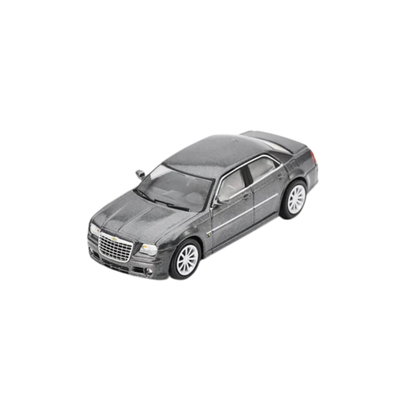 Premium scale diecast model car  – *PRE-ORDER* Chrysler 300C SRT8 (2005), 1:64 Scale (Grey) Collectible