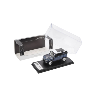 Premium scale diecast model car  – *PRE-ORDER* Land Rover Defender 90 (Blue), 1:64 Scale Collectible