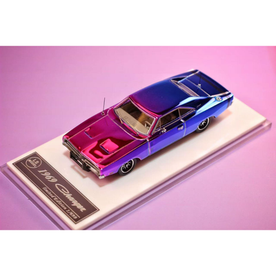 *PRE-ORDER* Dodge Charger 1969, 1:64 Scale (Chrome Magic Blue)