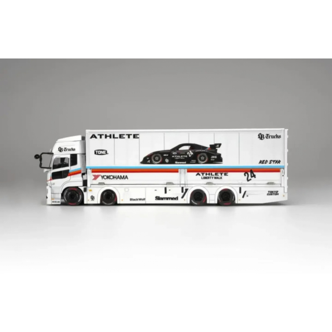 *PRE-ORDER* LB-TRUCKS UD Quon Cargo Truck (Limited to 2999pcs), 1:64 Scale (Athlete White)
