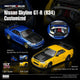 *PRE-ORDER* Nissan Skyline GT-R (R34) Customized W/GT Aero Kit, 1:64 Scale (Lightning Yellow)