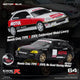 *PRE-ORDER* Honda Civic TYPE R (EK9) Customized Motul Livery Magnetic Engine Hood-Removable, 1:64 Scale (White)