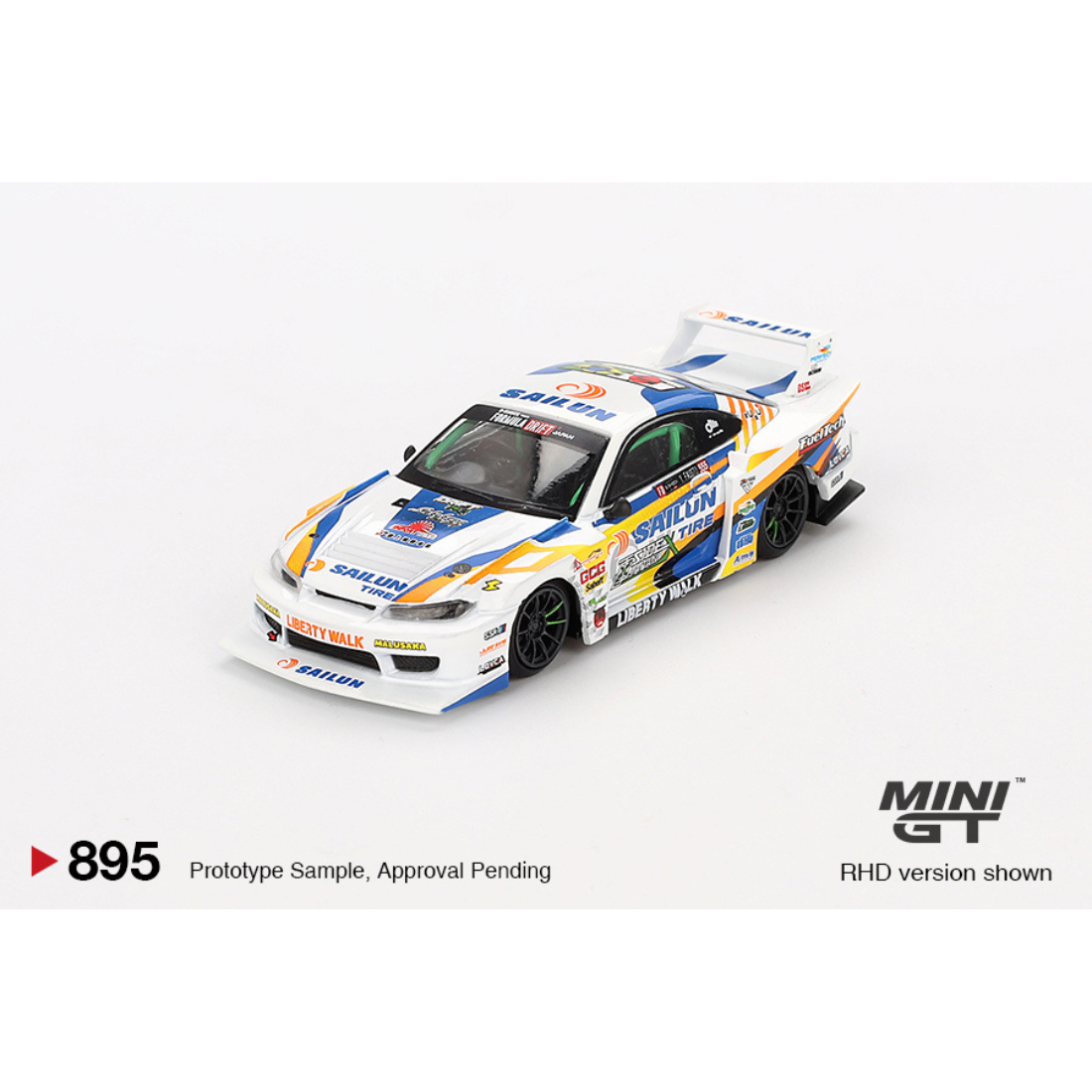 Nissan LB-Super Silhouette S15 SILVIA #555 2023 Formula Drift Japan, 1:64 Scale