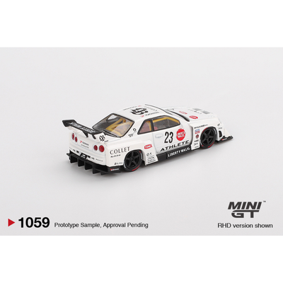 Nissan LB-ER34 Super Silhouette ATHLETE/COLLET, 1:64 Scale
