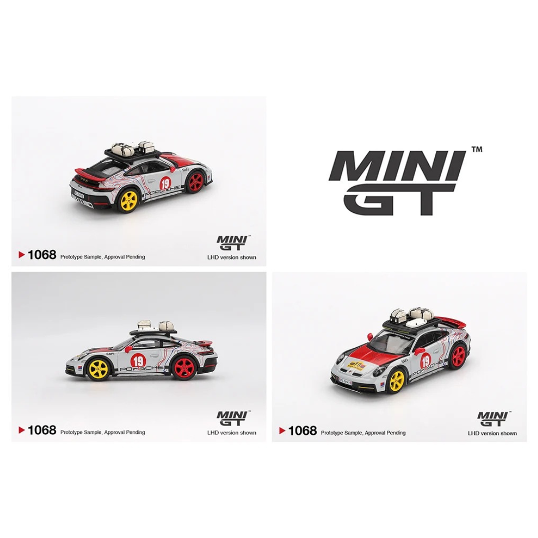 Porsche 911 Dakar “Mr. Darkar”, 1:64 Scale (Silver)