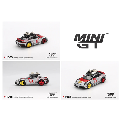 Porsche 911 Dakar “Mr. Darkar”, 1:64 Scale (Silver)