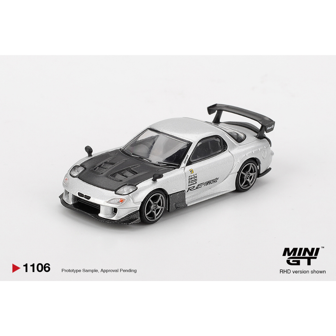 Mazda RX-7 RE-Amemiya , 1:64 Scale (Silver Metallic)