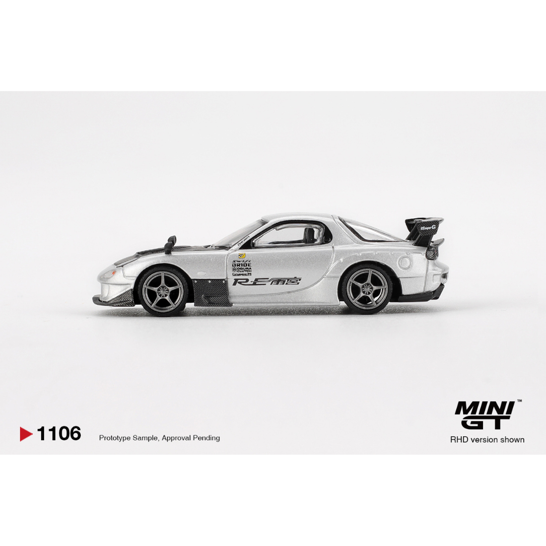 Mazda RX-7 RE-Amemiya , 1:64 Scale (Silver Metallic)