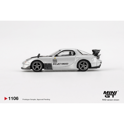 Mazda RX-7 RE-Amemiya , 1:64 Scale (Silver Metallic)