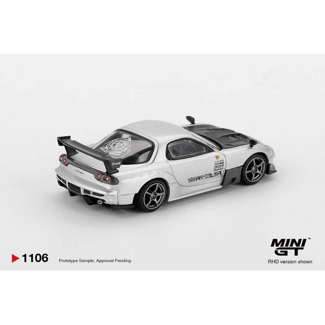 Mazda RX-7 RE-Amemiya , 1:64 Scale (Silver Metallic)