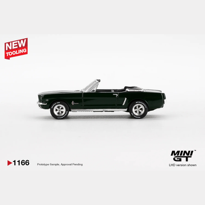 Ford Mustang Convertaible 1964, 1:64 Scale (Highland Green)