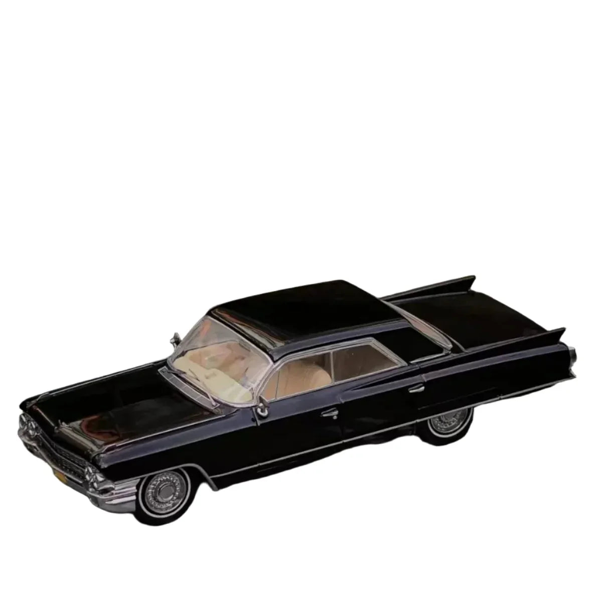 Premium scale diecast model car  – Cadillac Deville 1962 Limted to 666, 1:64 Scale (Black) Collectible