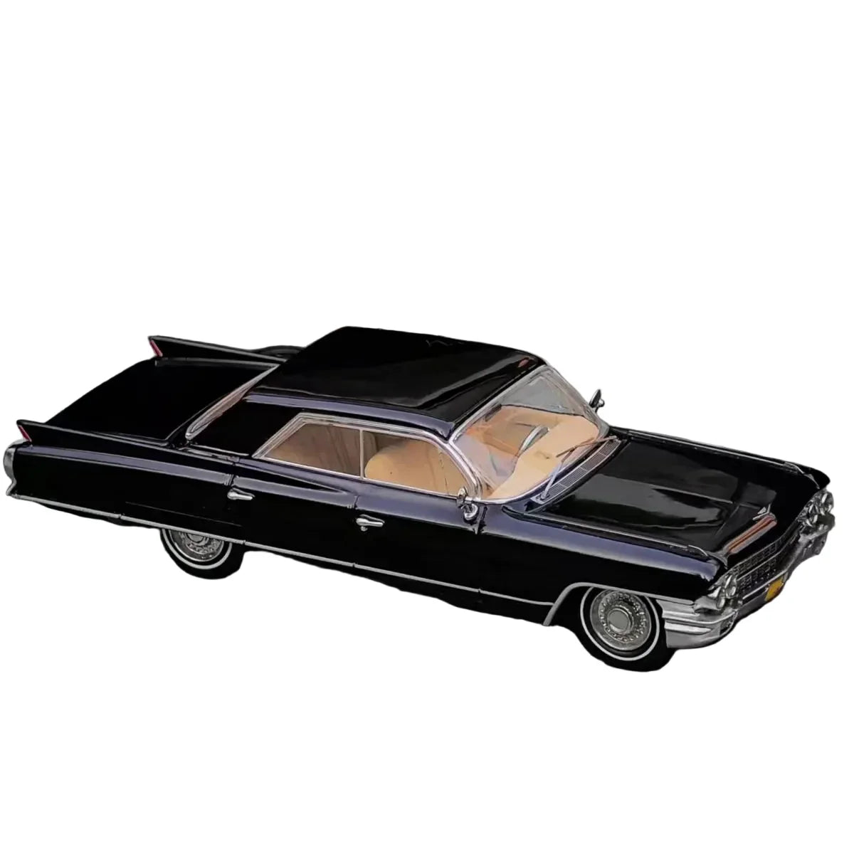 Premium scale diecast model car  – Cadillac Deville 1962 Limted to 666, 1:64 Scale (Black) Collectible