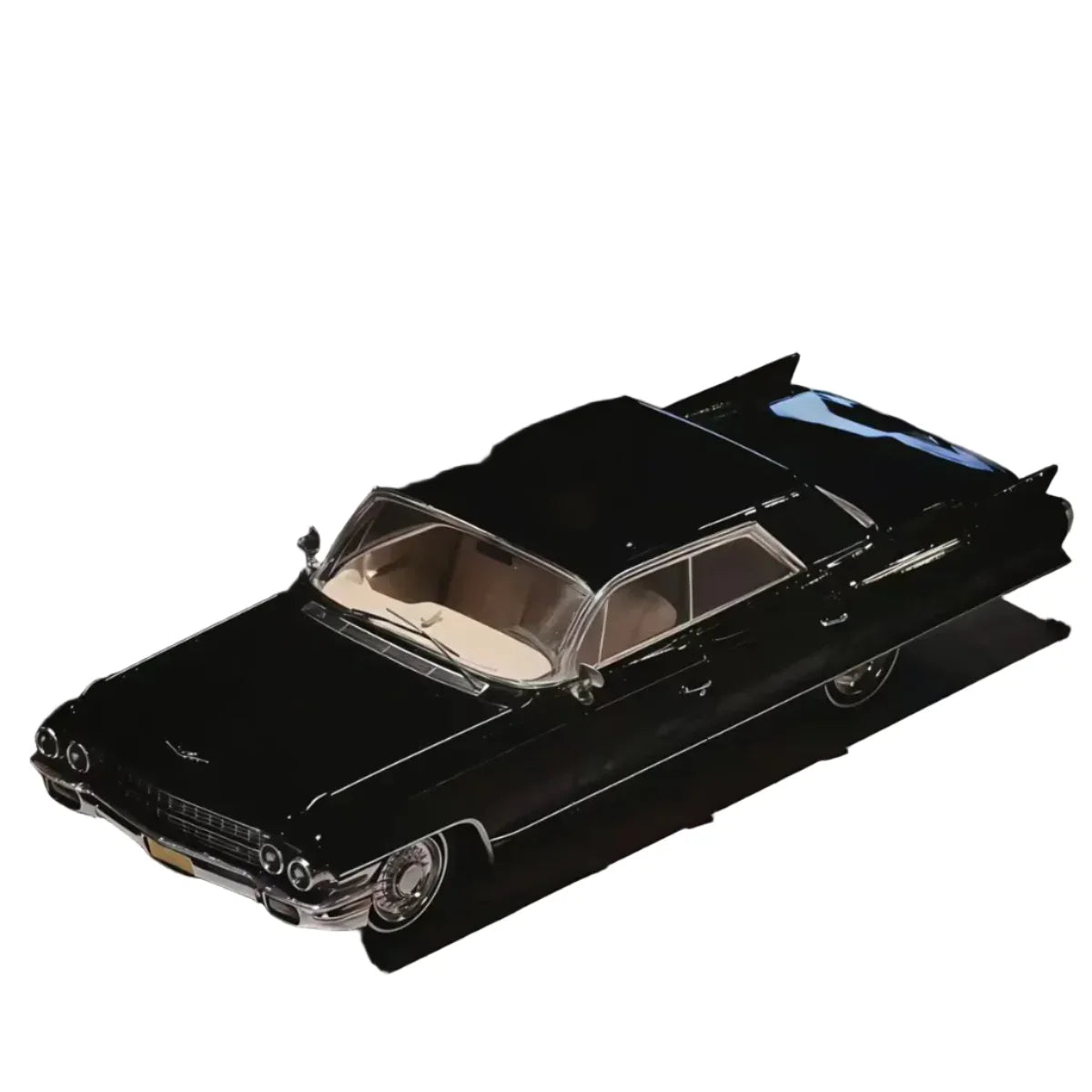 Premium scale diecast model car  – Cadillac Deville 1962 Limted to 666, 1:64 Scale (Black) Collectible