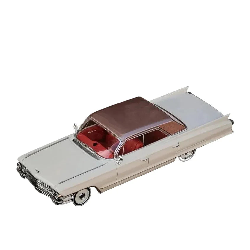 Premium scale diecast model car  – Cadillac Deville 1962 Limited to 666 Pink Roof, 1:64 Scale (Pink) Collectible