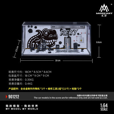 *PRE-ORDER* Bone Dragon Painting Maintenance Room Diorama, 1:64 Scale