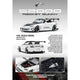 *PRE-ORDER* Custom Honda S2000 RB, 1:64 Scale (Metallic White)