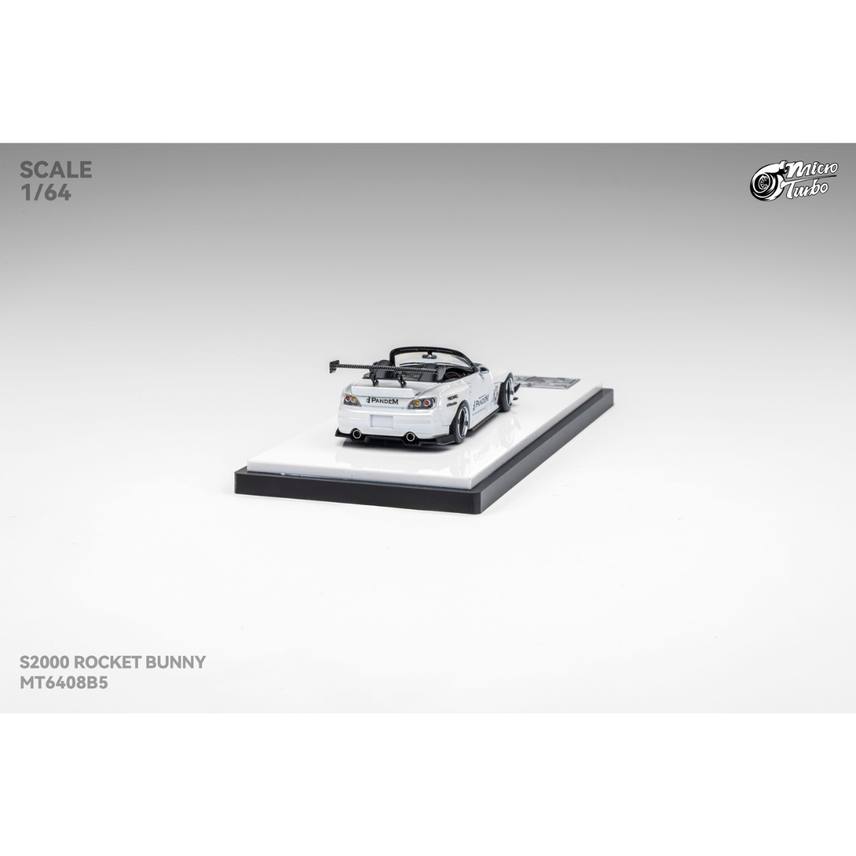 *PRE-ORDER* Custom Honda S2000 RB, 1:64 Scale (Metallic White)