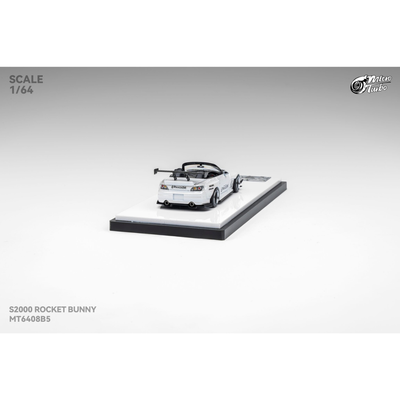 *PRE-ORDER* Custom Honda S2000 RB, 1:64 Scale (Metallic White)