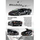 *PRE-ORDER* Custom Lamborghini Diablo SV, 1:64 Scale (Metallic Black)