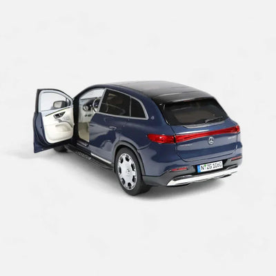Premium scale diecast model car  – Mercedes-Maybach EQS SUV, 1:18 Scale (Sodalith Blue) Collectible